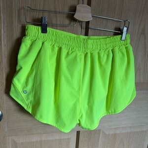 lululemon athletica Green Athletic Shorts Lightweight Performance Size 12 R